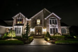 Professional low voltage outdoor lighting services for residential and commercial properties in Northern Virginia, Washington D.C., and Montgomery County Maryland