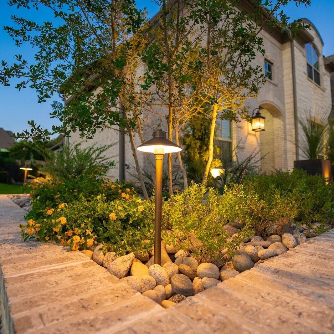 Professional outdoor lighting services for residential and commercial properties in Northern Virginia, Washington D.C., and Montgomery County Maryland
