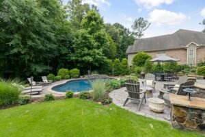 A lushy lawn with Advanced Irrigation