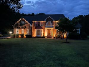 Residential landscape lighting in McLean, VA